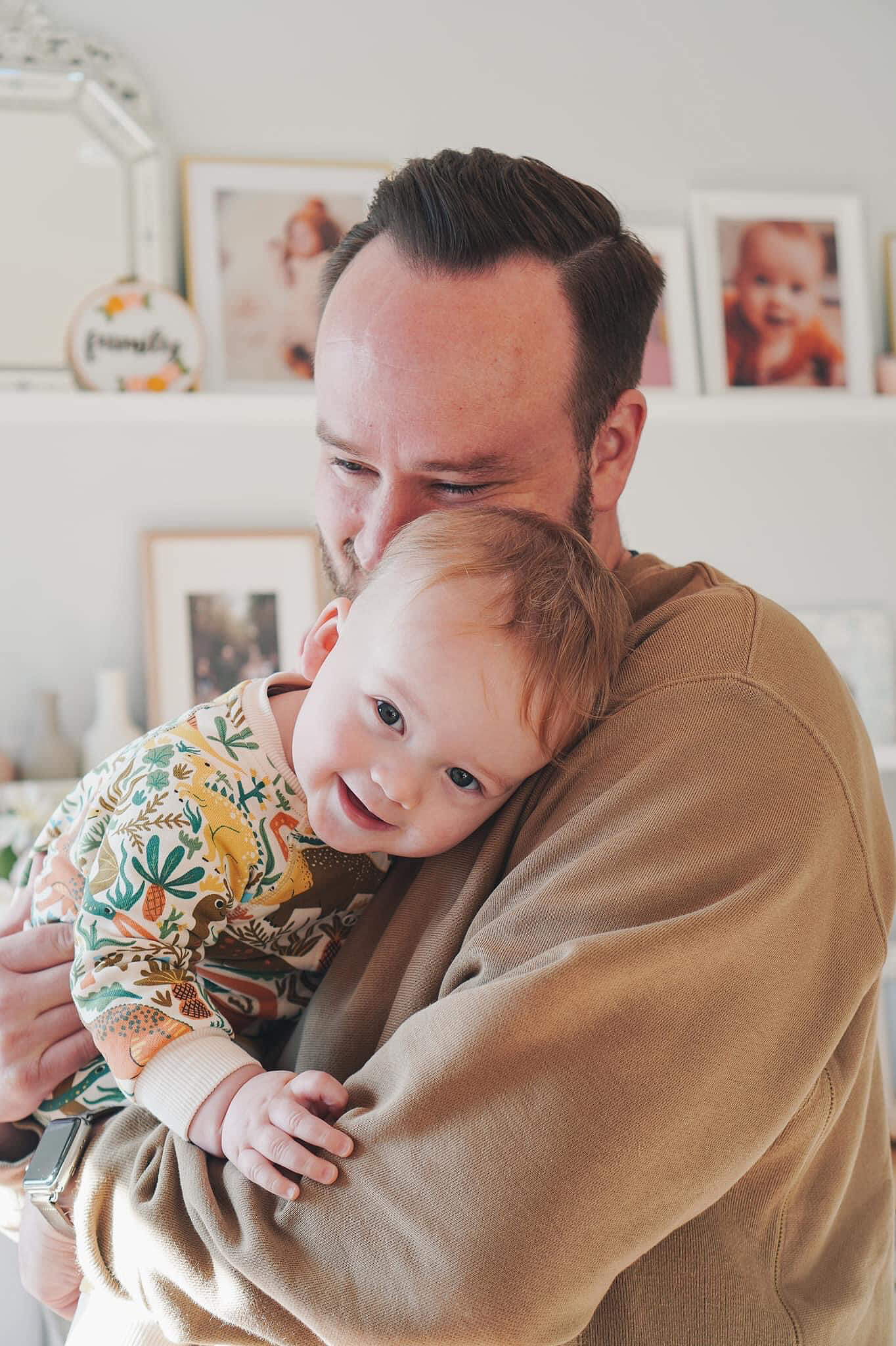 Ché Stevenson, Founder & Creative Director of Creative Revolution, with his youngest son.