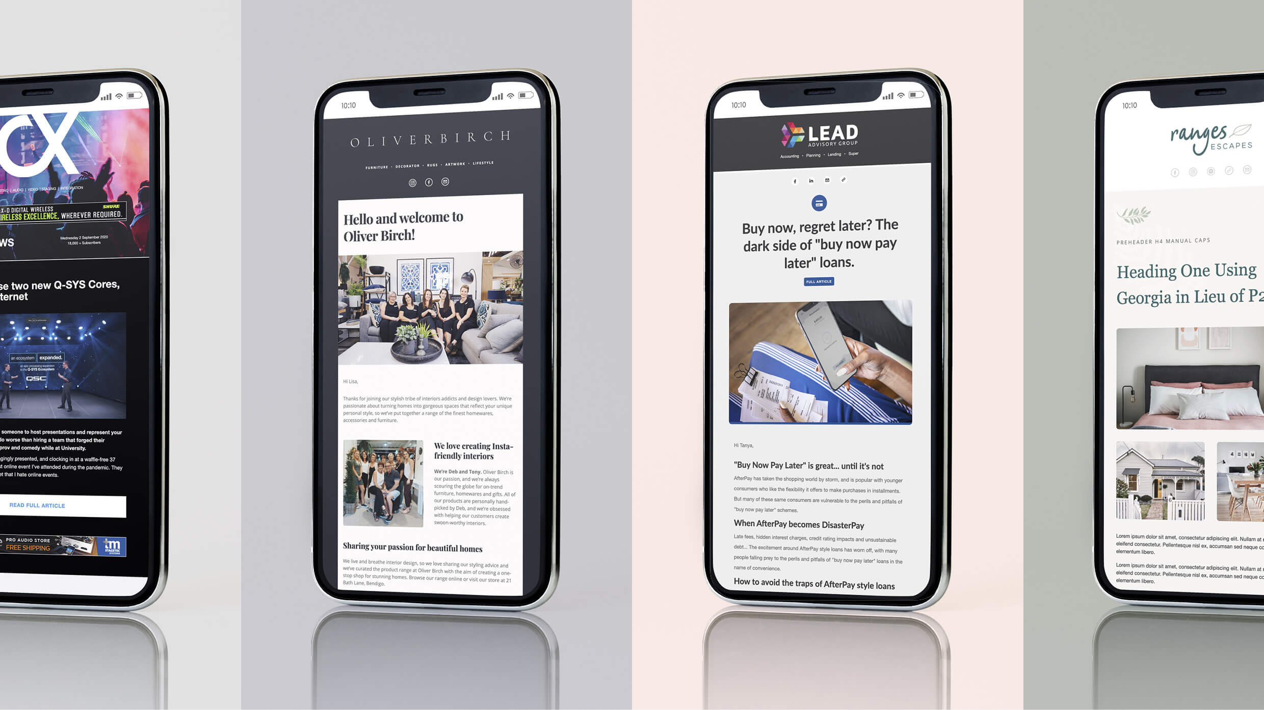 Custom Email Template Design