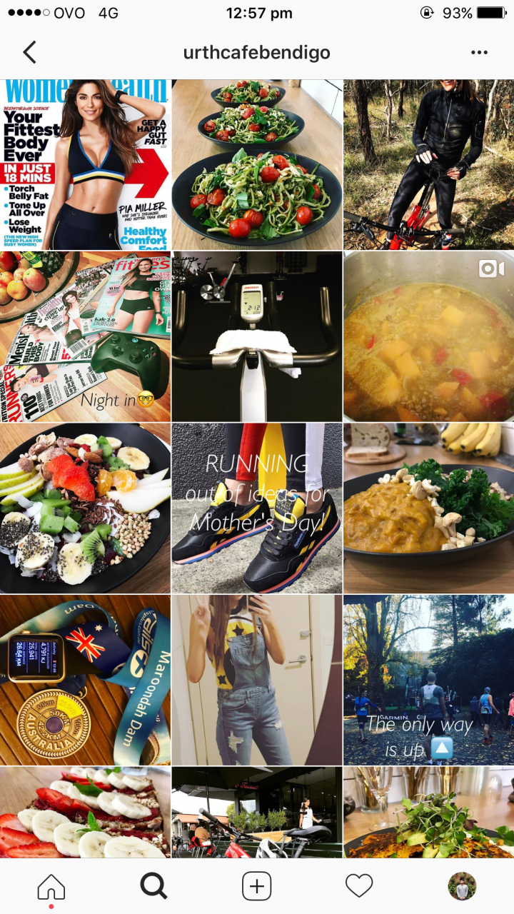 Urth Cafe - Successful Bendigo Instagram Business